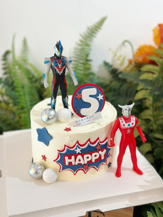 私人订制奥特曼蛋糕，奥特曼随机搭配，请提前24小时下单哦 商品图1
