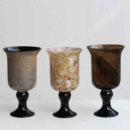 法式风灯玻璃花瓶复古中古风花器摆件 商品图2