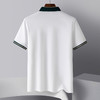 【含桑蚕丝&亚麻】罗蒙夏季男士t恤短袖polo衫潮流polo衫男短袖 商品缩略图4