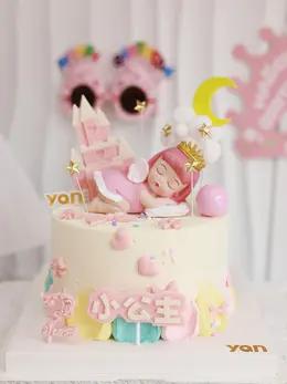 粉色小公主（周岁蛋糕） 商品图0