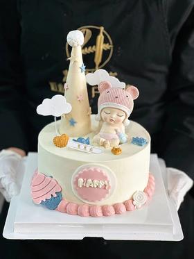 蛋糕定制—可爱睡宝宝