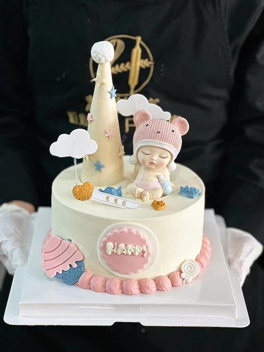 蛋糕定制—可爱睡宝宝 商品图0