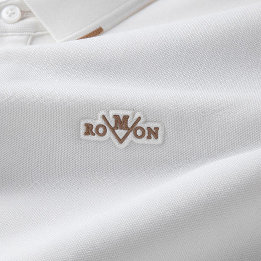 【含桑蚕丝&亚麻】罗蒙夏季男士t恤短袖polo衫百搭polo衫男短袖 商品图6