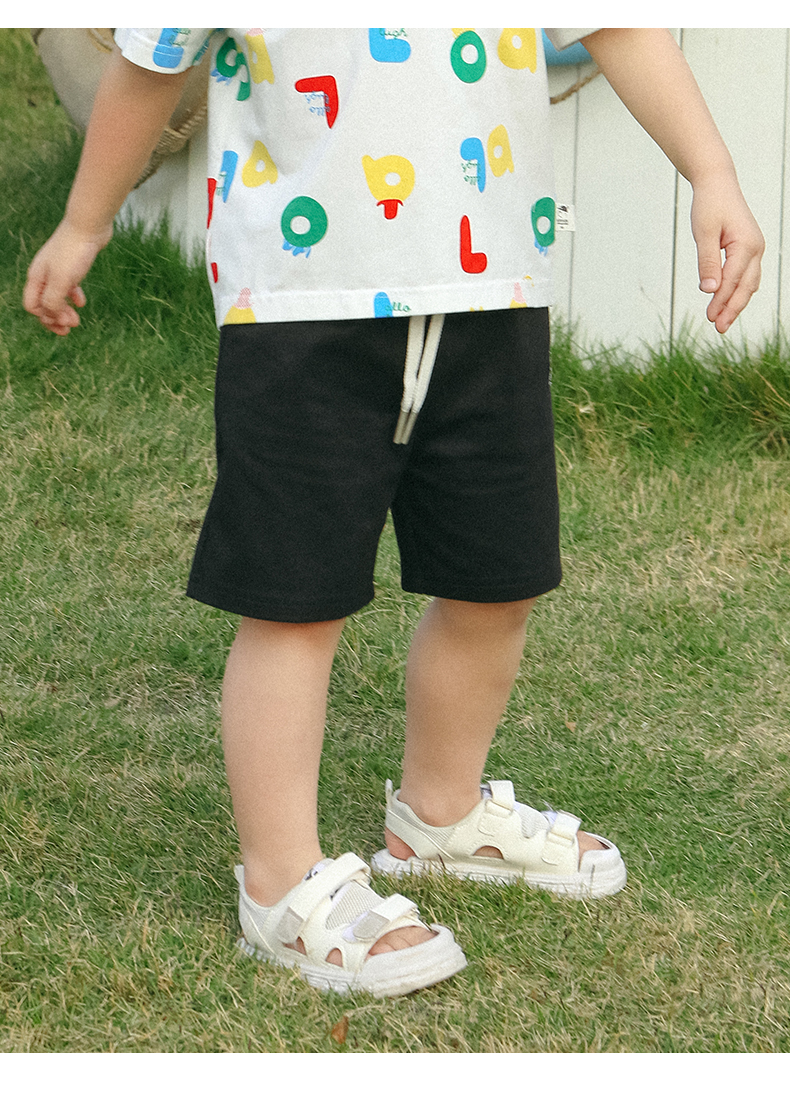 囧小孩男童短裤夏天季新款儿童中大童裤子洋气xbk43234