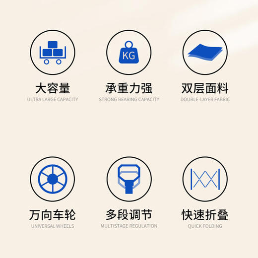 纵贯线seashore露营折叠小推车TC-03 商品图1