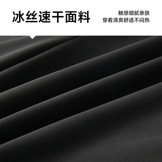 【冰丝速干】【新款DSF】大依优型大码男装七分裤弹力加肥加大大号短裤运动短裤男士胖子 商品图3