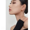 Oflye潮流饰品 欧美时尚金色虎眼石耳环女小众圈圈耳饰气质百搭耳钉新款配饰 商品缩略图2