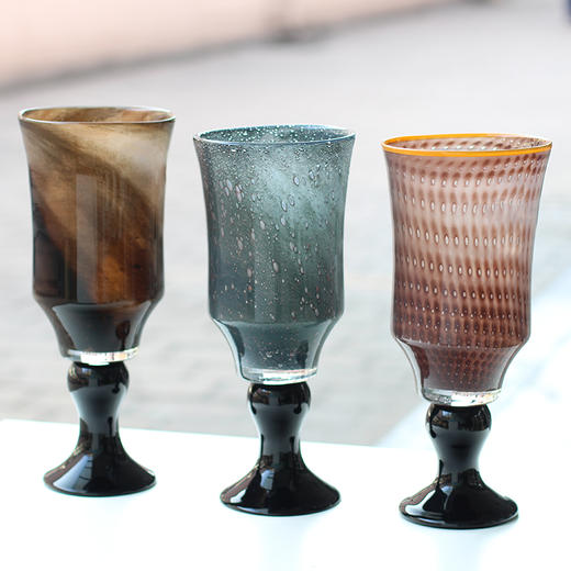 法式风灯玻璃花瓶复古中古风花器摆件 商品图3