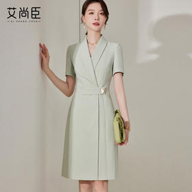 职业装连衣裙女夏季正装韩版气质女神范高端西装裙工作服显瘦裙子