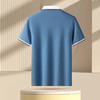 罗蒙男士夏季休闲短袖polo衫男士商务短袖t恤男舒适百搭polo衫男短袖 商品缩略图4