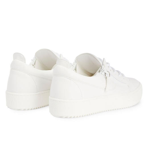 Giuseppe Zanotti 男士金属签名徽标低帮休闲运动鞋 白色 RM30061001 商品图2