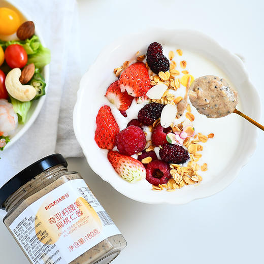 食尚农场奇亚籽腰果扁桃仁酱180g/罐 商品图5