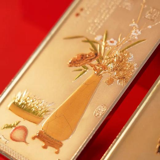 预定！乾隆御笔压岁金砖999足金 故宫博物院 商品图7