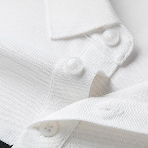 【含桑蚕丝&亚麻】罗蒙男士夏季商务休闲时尚撞色舒适男士t恤短袖polo衫 商品图5