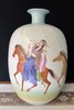 珐琅彩国风仕女图瓷瓶《春风得意马蹄疾》 商品缩略图0