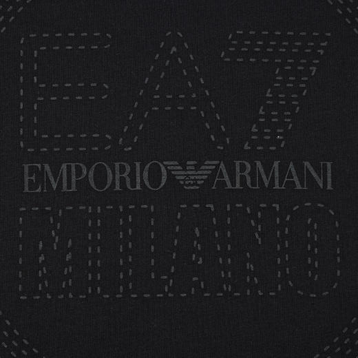 Armani EA7 男士全棉针绣短袖T恤 11911 商品图7