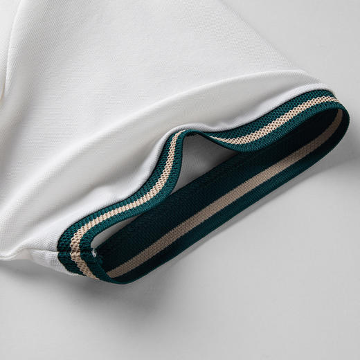 【含桑蚕丝&亚麻】罗蒙夏季男士t恤短袖polo衫潮流polo衫男短袖 商品图9