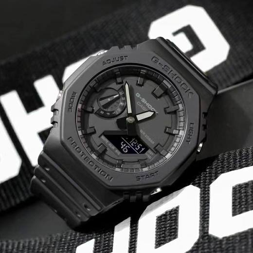 G-SHOCK卡西欧GA-2100碳纤核心防护 CASIO农家橡树 【酷黑配色】 商品图2