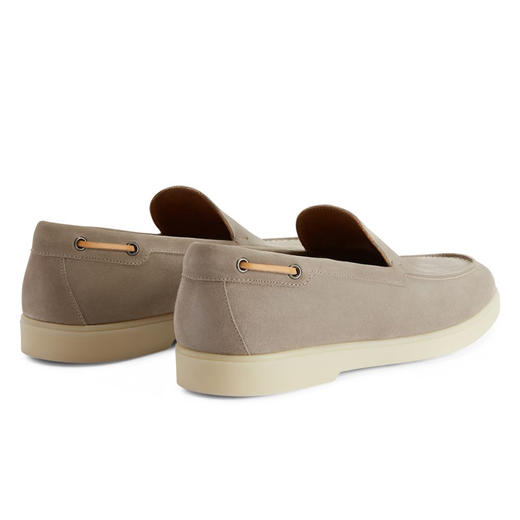 Giuseppe Zanotti 男士金属签名徽标平底鞋 灰色 EU40021001 商品图2