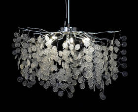水晶树枝吊灯圆片款（运费自理）