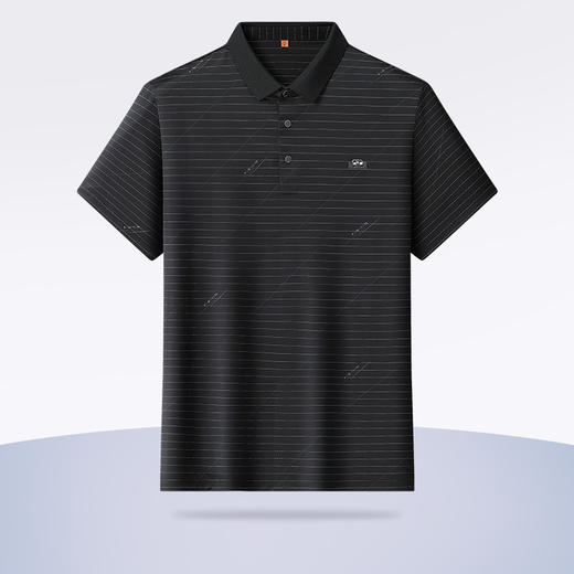 【新款DWP】大依优型大码短袖Polo衫弹力翻领加肥加大男士大号弹力透气舒适夏季半袖 商品图1