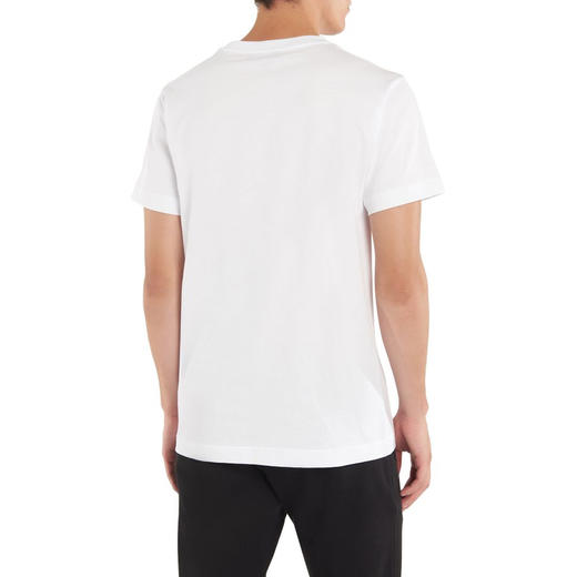 Giuseppe Zanotti 男士签名徽标刺绣棉质圆领短袖T恤 白色 IRU0007002 商品图2