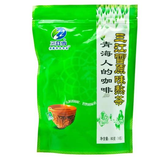 2024新款青海风味三江雪清真奶茶礼盒装 830g/盒 内含奶茶3袋-熬茶1袋、咸味奶茶1袋、青稞奶茶一袋 全国包邮 商品图1