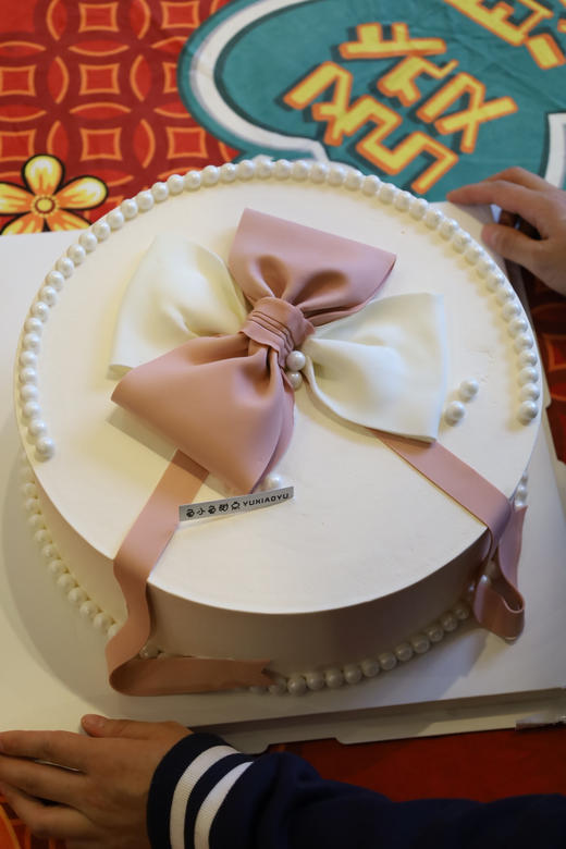 双色珍珠蝴蝶结（图为10寸） 商品图1