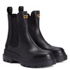 Giuseppe Zanotti 女士GZ金属徽标切尔西中筒靴 黑色 I270016001 商品缩略图0
