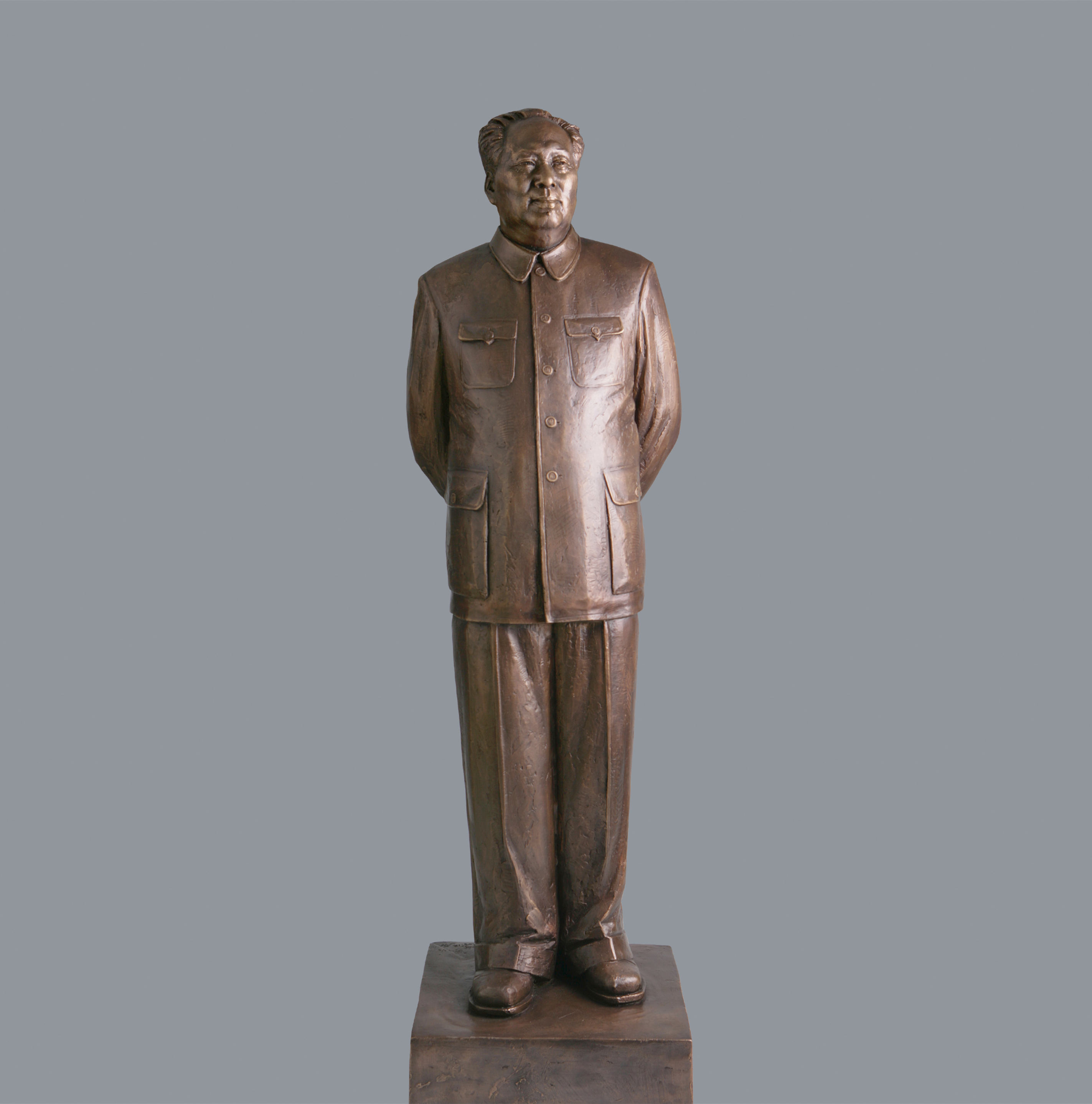 宇达青铜摆件 曹春生作品《伟人毛泽东》艺术装饰摆件