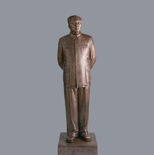 宇达青铜摆件 曹春生作品《伟人毛泽东》艺术装饰摆件 商品图0