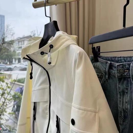 带帽后字母拼布撞色拉链外套 9521010017 商品图6