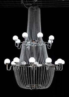 8+12跑马珠帘水晶灯（运费自理）