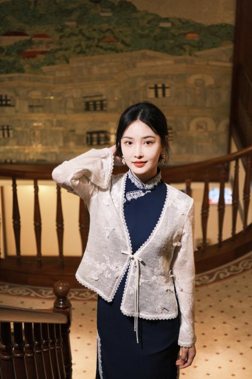 逸红颜明月优选#「梨思」松软的蝴蝶针织开衫,全身立体蝴蝶刺绣, 飘逸灵动 商品图11