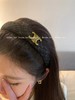 赛琳百搭发卡  高颅顶定型弹力掺金线法式复古发卡 商品缩略图9