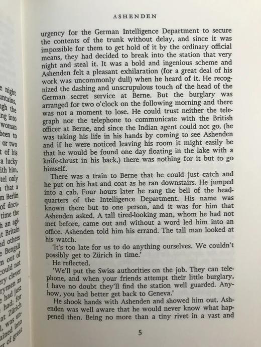 毛姆间谍小说《阿什登（英国探员）》 米克尔赖特精美插图 复古真皮脊精装32开 商品图10