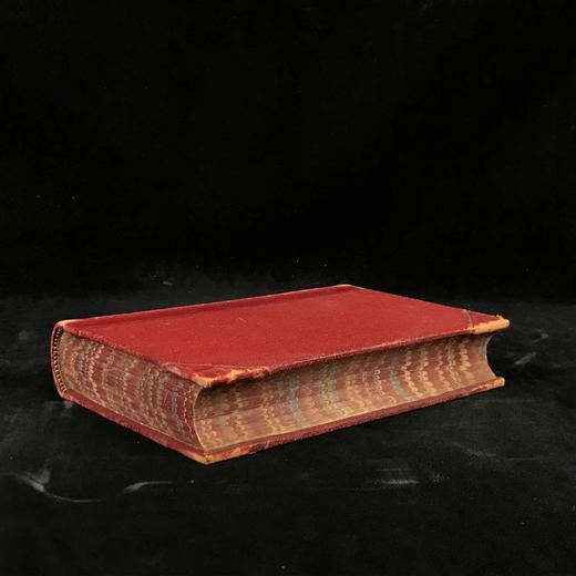 约19世纪后期 宝石盛宴：诗歌选集 5幅插图 真皮精装32开 商品图1