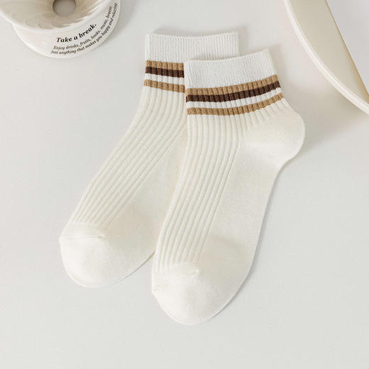 【小熊刺绣短袜】袜子女短筒棉质春夏季短袜小熊刺绣百搭低帮ins潮女 商品图5