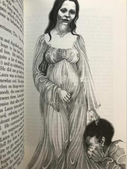 毛姆短篇小说集《环境产物》 保利娜·埃里森趣味插图 复古真皮脊精装32开 商品图4