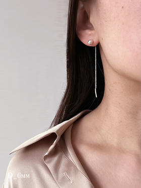 AWU｜U2 - Universe chain earrings 6mm 【 宇宙 】宇宙耳钉