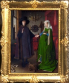 「阿诺芬尼夫妻像」名画系列徽章