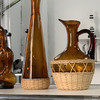 西班牙产藤编琥珀玻璃水罐/花瓶 商品缩略图5