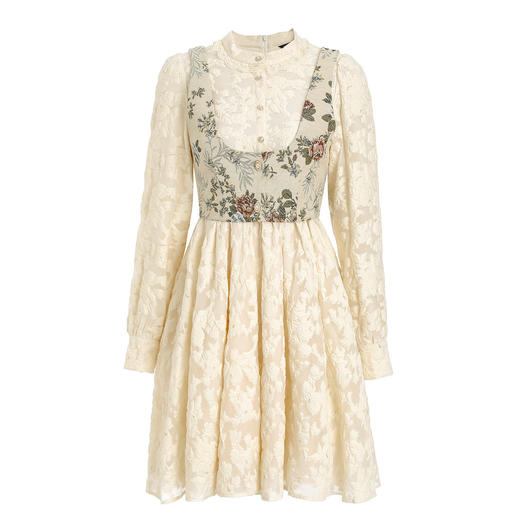 MAXRIENY浮雕提花公主裙两件套春季连衣短裙MC87DR005A20 商品图4