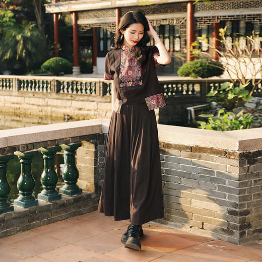 【热销款回货】边城民族风不规则上衣 | 现货加急发  商品图2