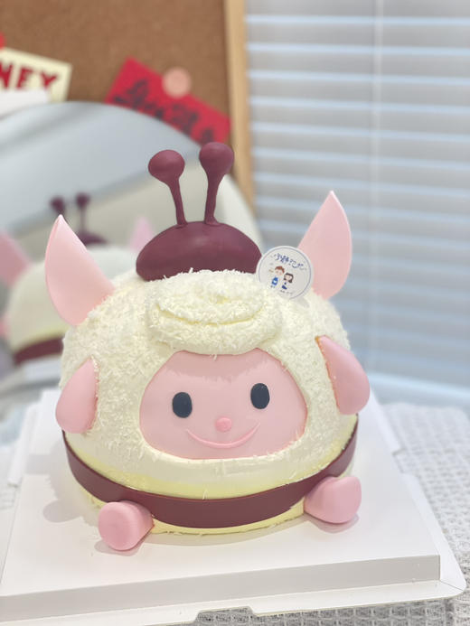 翻糖蜜蜂奶油蛋糕 下单前请仔细阅读商品详情 商品图0