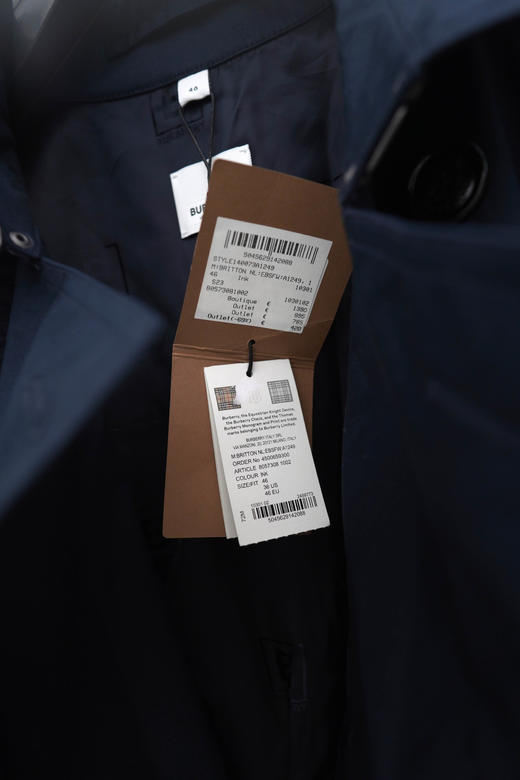 【特惠预定】Burberry 博柏利 男士全棉防风雨风衣外套，偏大半码，藏青色中长款，黑色长款 商品图4