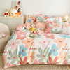 全棉印花AB版清新印花风格纯棉学生宿舍三/四件套床上用品可机洗 商品缩略图10