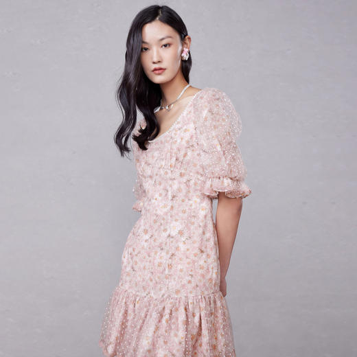 MAXRIENY甜美娃娃裙夏季小雏菊碎花连衣裙仙MC87DR327E10 商品图2