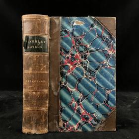 1825年 司各特《约婚夫妇》 真皮精装32开