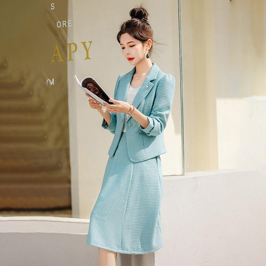 TB-FD0079-Y夏款两件新中式时尚外搭两件套装 商品图3